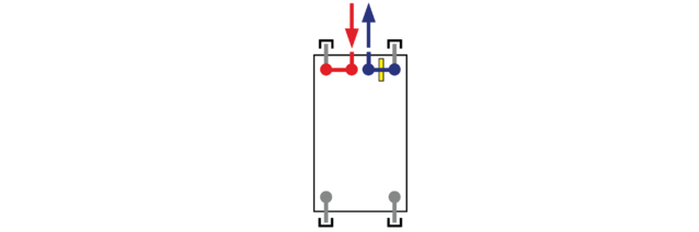 RADIK LINE PREMIUM - connection Middle bottom