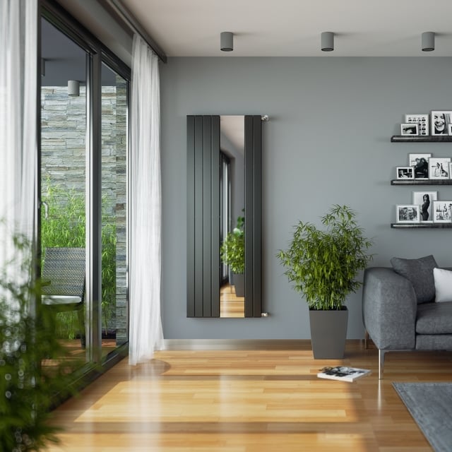 Space-saving heating with modern design