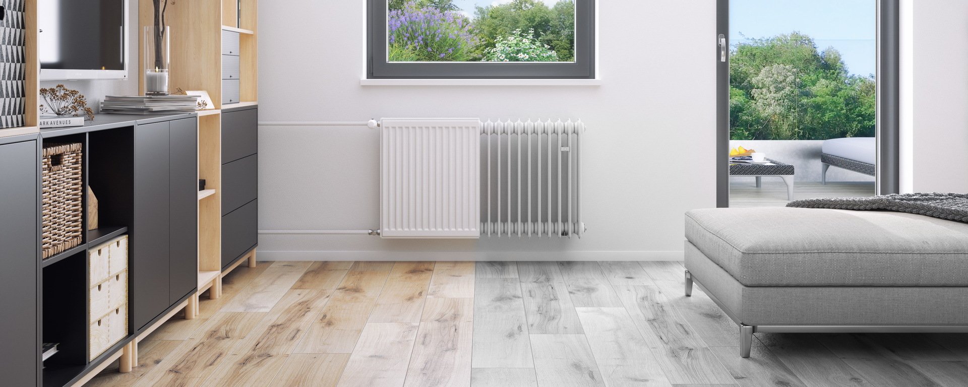 A radiator for quick renovation