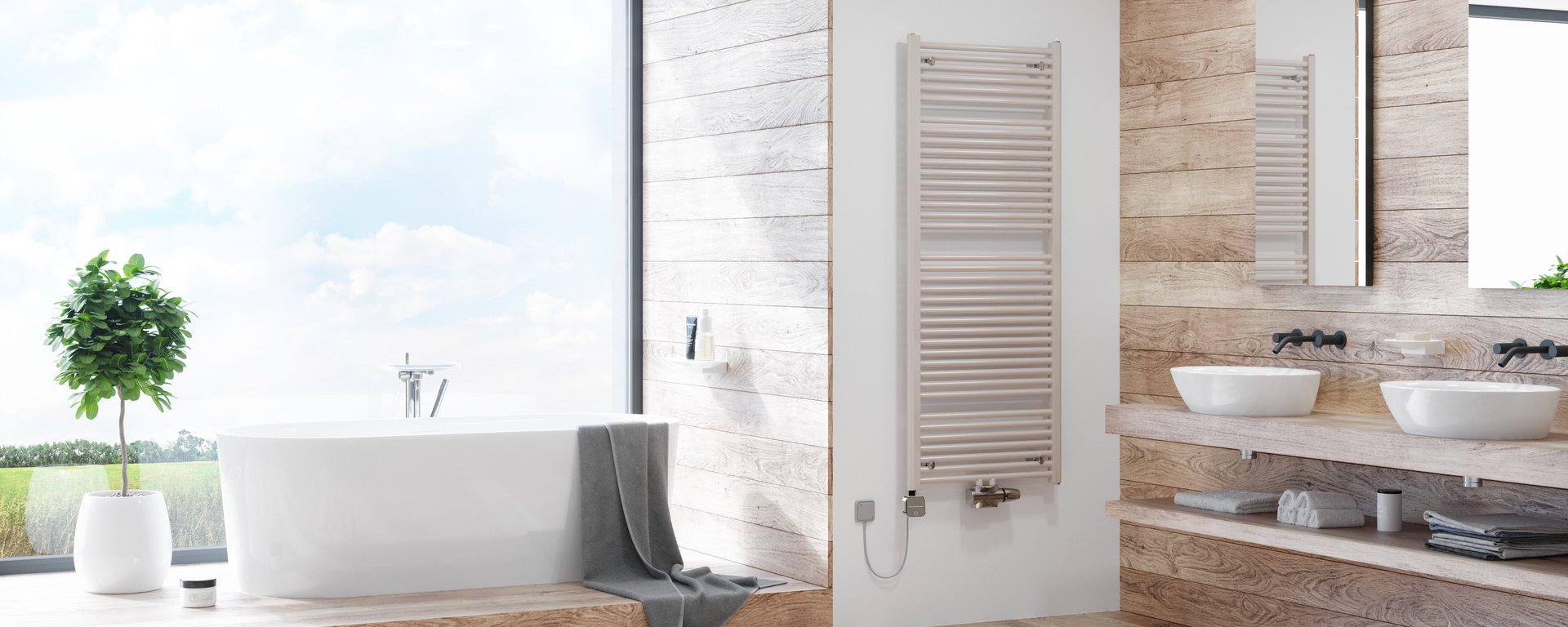 Kombiheizkörper fürs Bad