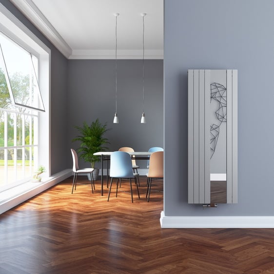 Heizen mit Stil – vertikal & effizient