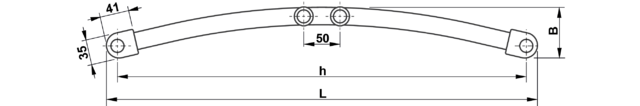 Сталеві труби Ø 24 мм
Сталевий профіль 41×35 мм